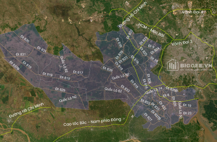 Cập nhật báo cáo thị trường bất động sản Long An
