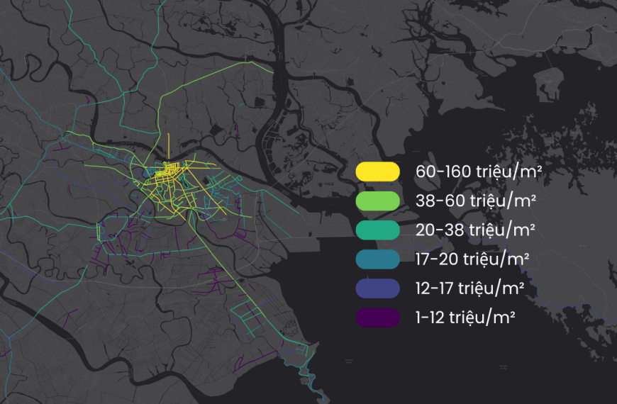 Phần “ngọn” giá đất tại các thành phố trực thuộc Trung ương