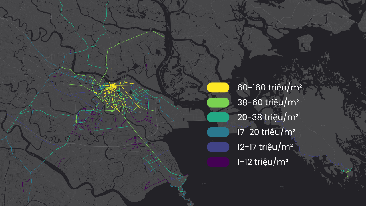 Phần “ngọn” giá đất tại các thành phố trực thuộc Trung ương