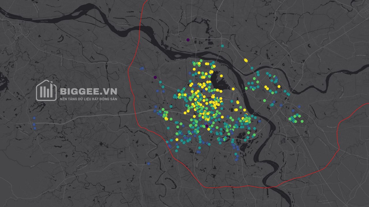Hà Nội gần như không còn dự án căn hộ thương mại dưới 40 triệu đồng/m²