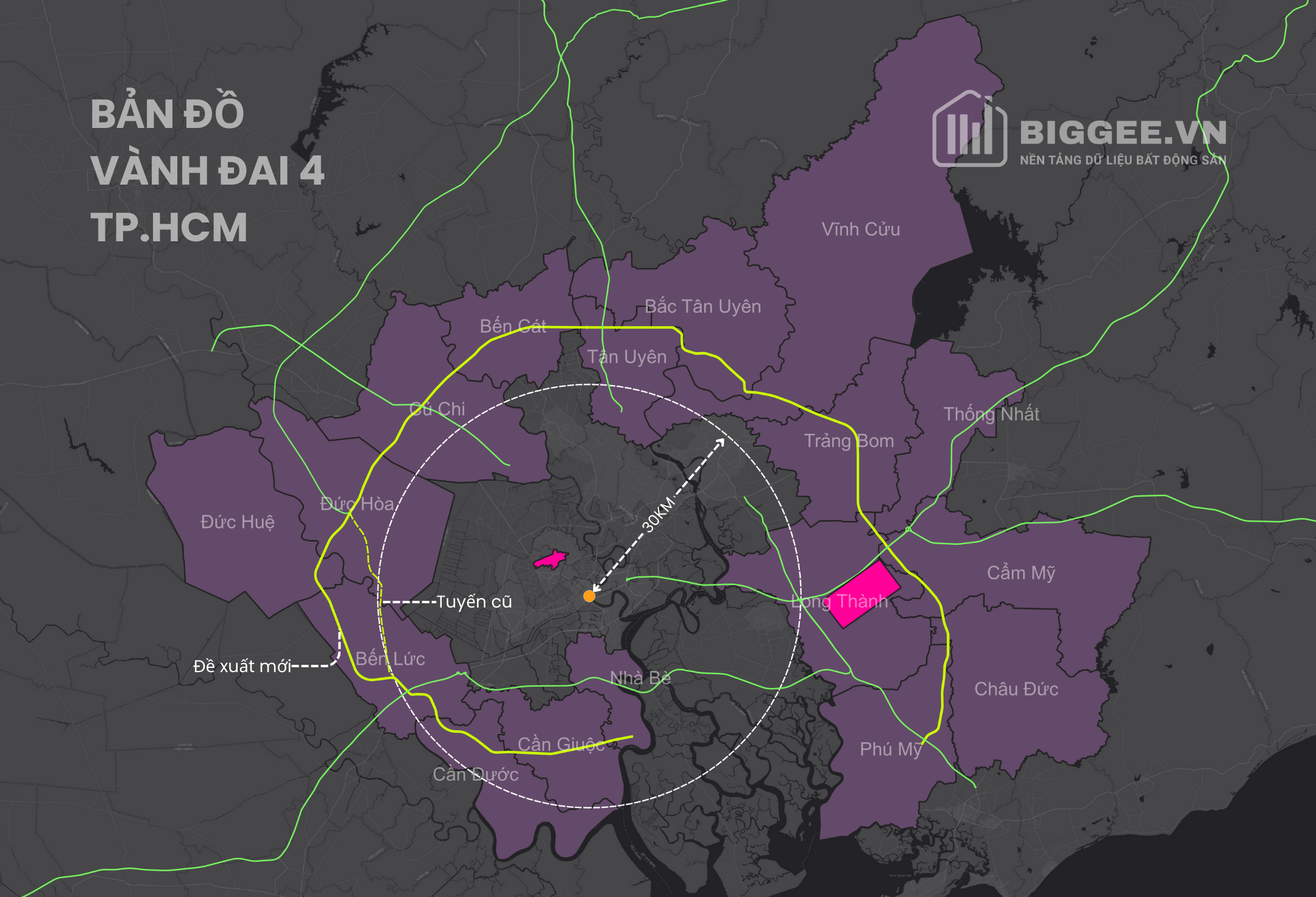 Báo cáo thị trường bất động sản gắn với Vành đai 4 TP.HCM