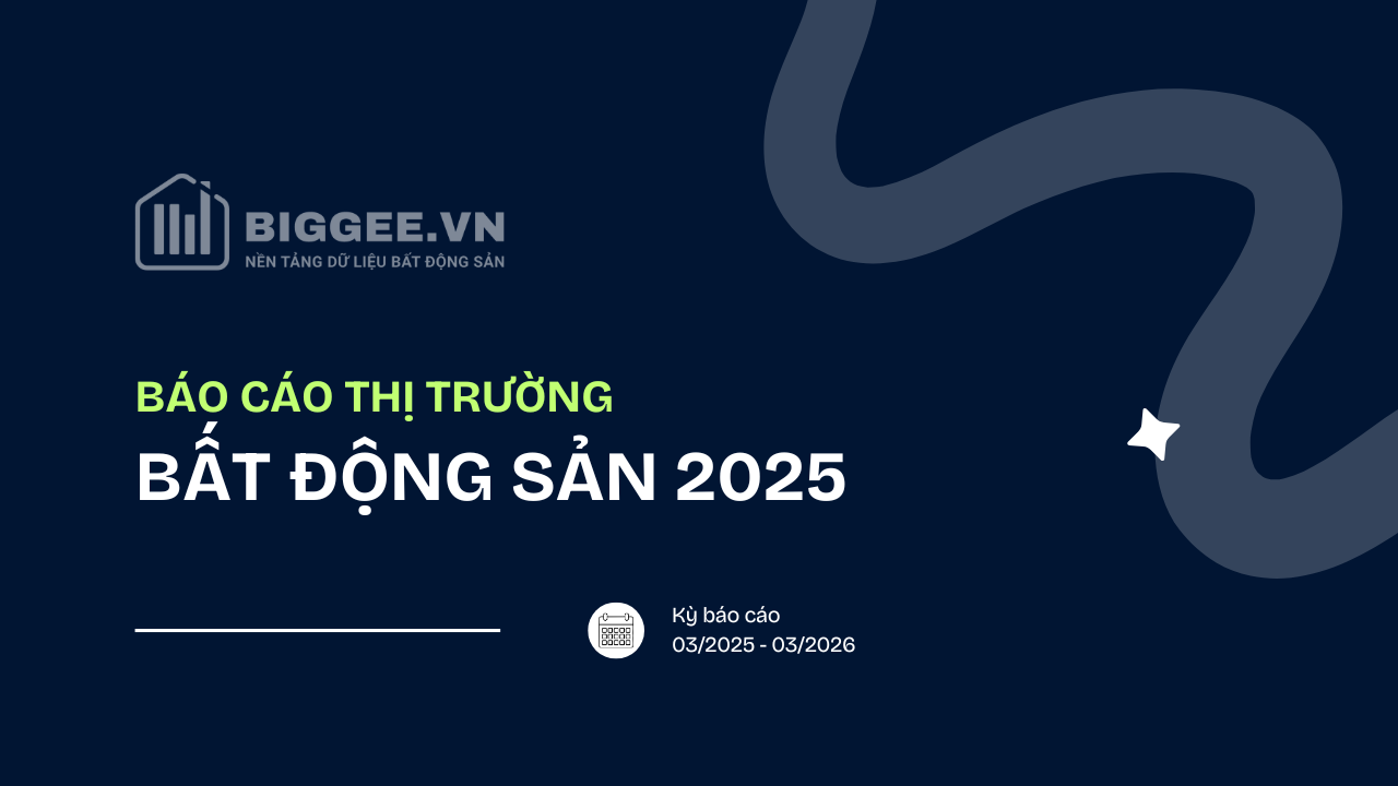 Báo cáo thị trường bất động sản 2025
