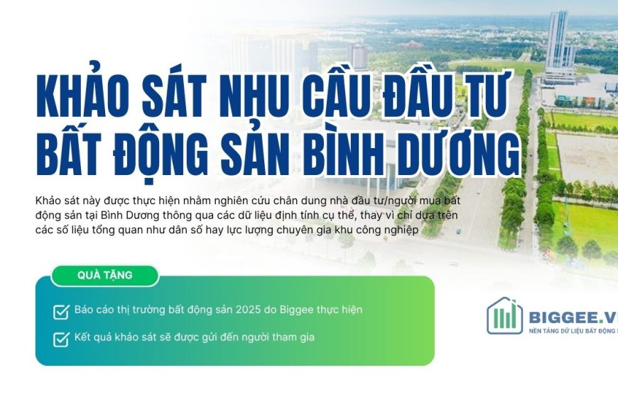 Khảo sát nhanh – Nhận ngay báo cáo thị trường bất động sản toàn quốc