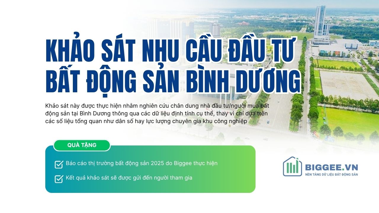 Khảo sát nhanh – Nhận ngay báo cáo thị trường bất động sản toàn quốc