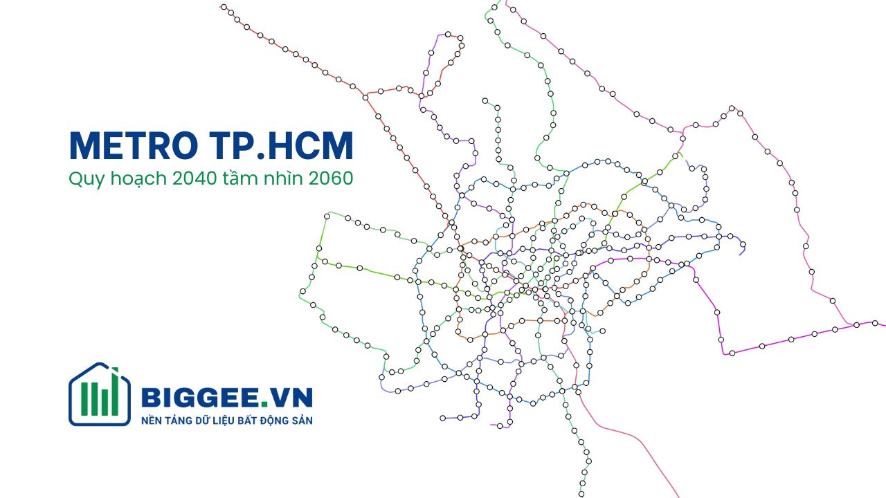 Hệ thống metro TP.HCM theo quy hoạch 2040 – 2060