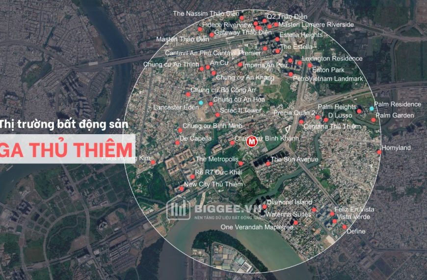 Thị trường bất động sản quanh ga Thủ Thiêm