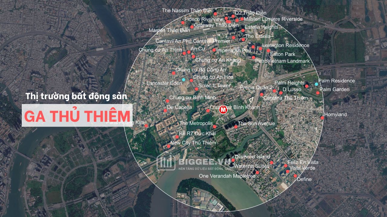 Thị trường bất động sản quanh ga Thủ Thiêm