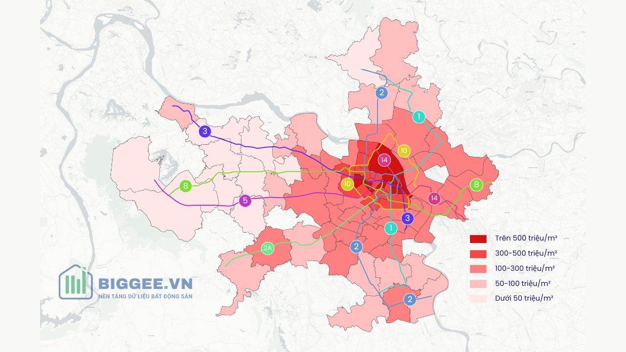 Báo cáo thị trường bất động sản với Metro Hà Nội